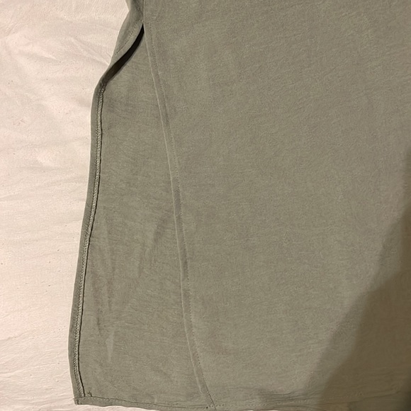 DKNY long sleeve olive dress - Picture 8 of 8